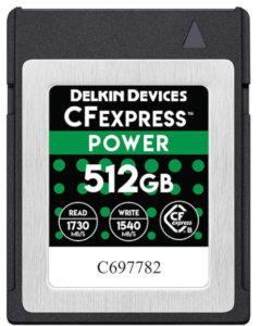 Read more about the article Delkin Devices 512GB POWER CFexpress Type B Memory Card (DCFX1-512)