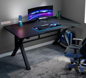 Read more about the article Forthcan Gaming Desk 120cm Home Computer Desk Minimalist style Computer Gamer Table with Carbon Fiber Desktop Ergonomic Home Office Computer Desk (120cm x 60cm x 75cm)